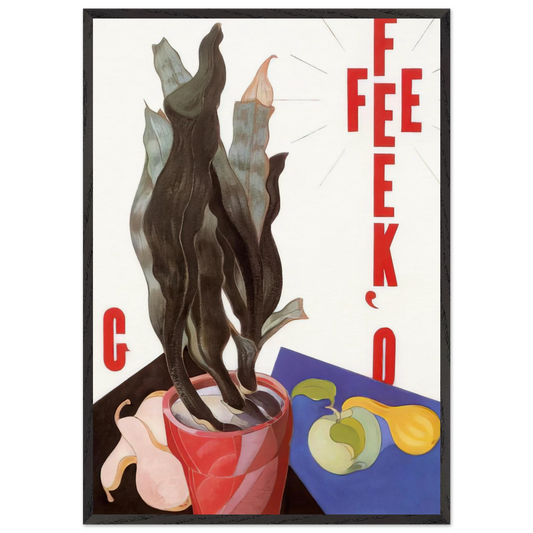 OKeefe Georgia OKeeffe - 1924 - Charles Demuth Framed Art Print – Black Wooden Frame - Default Title - -Framed Art Print