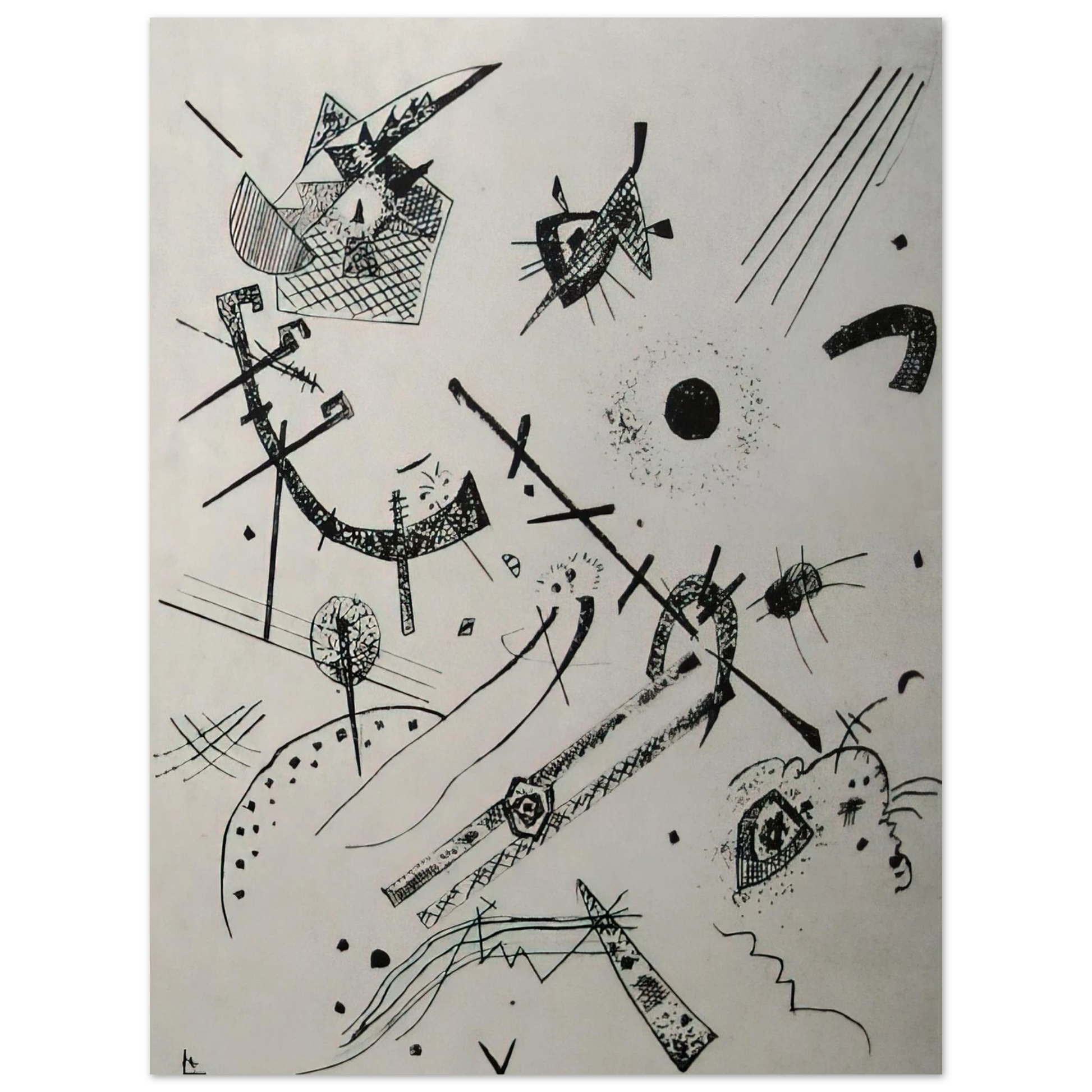 Wassily Kandinsky - SMALL WORLDS XI 1922 Fine Art Poster - Default Title