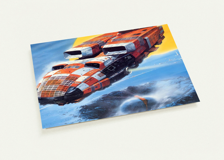 Chris Foss By Chris Foss Pack of 10 Post Cards | Chris Foss Post Cards | A6 (10.5 x 14.8 cm) - 4.1 x 5.8 inches