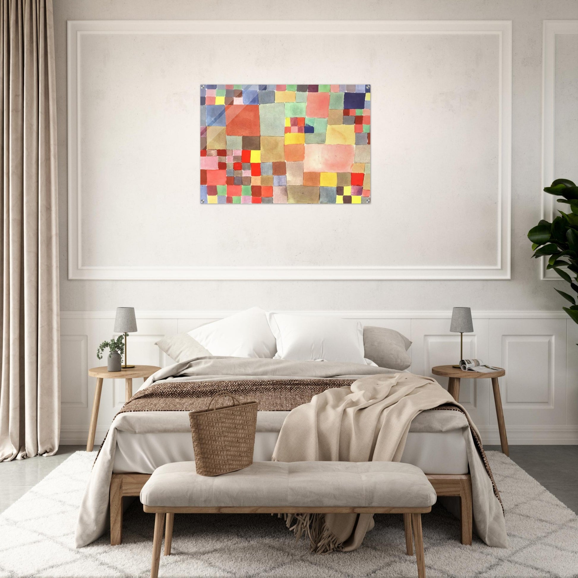 FLORA ON SAND 1927 - Paul Klee Acrylic Print - 70x100 cm / 28x40″ inches