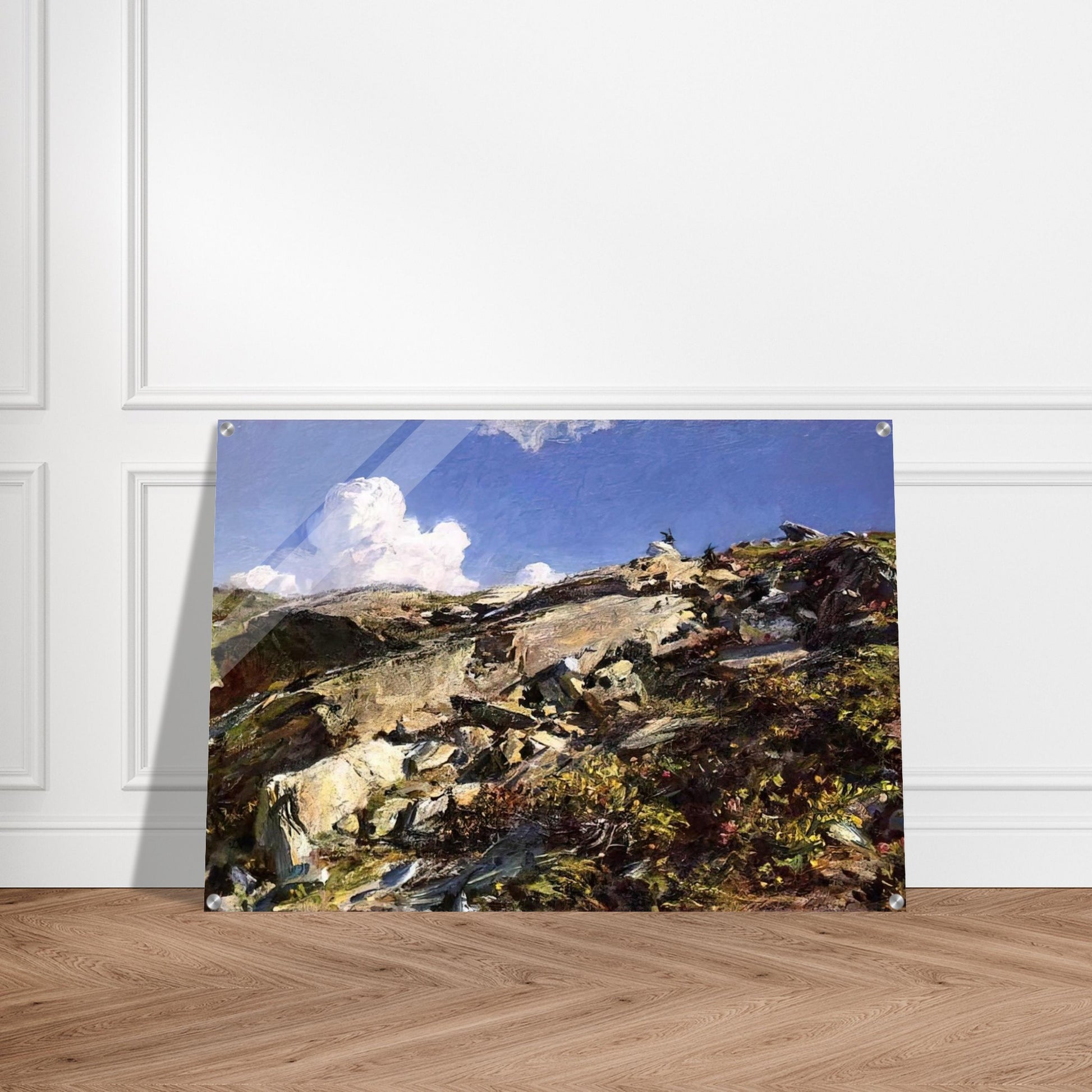 In the Alps - John Singer Sargent Acrylic Print - 70x100 cm / 28x40″ inches | John Singer Sargent Wall Art | John Singer Sargent Prints