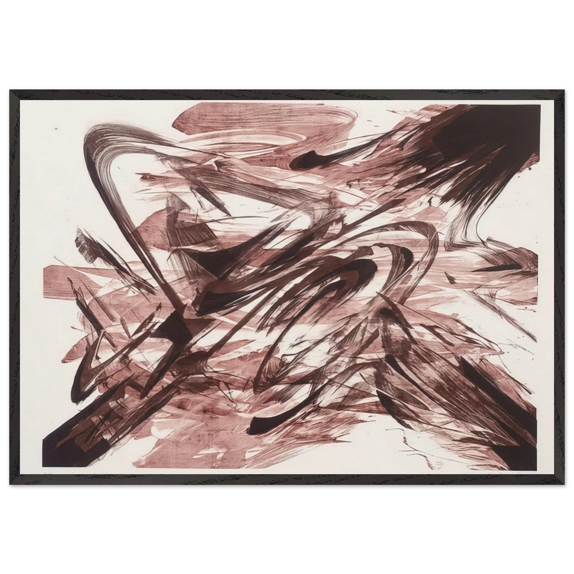 Selva Series A - Karl Otto Gotz Framed Art Print – Black Wooden Frame - Default Title - -Framed Art Print