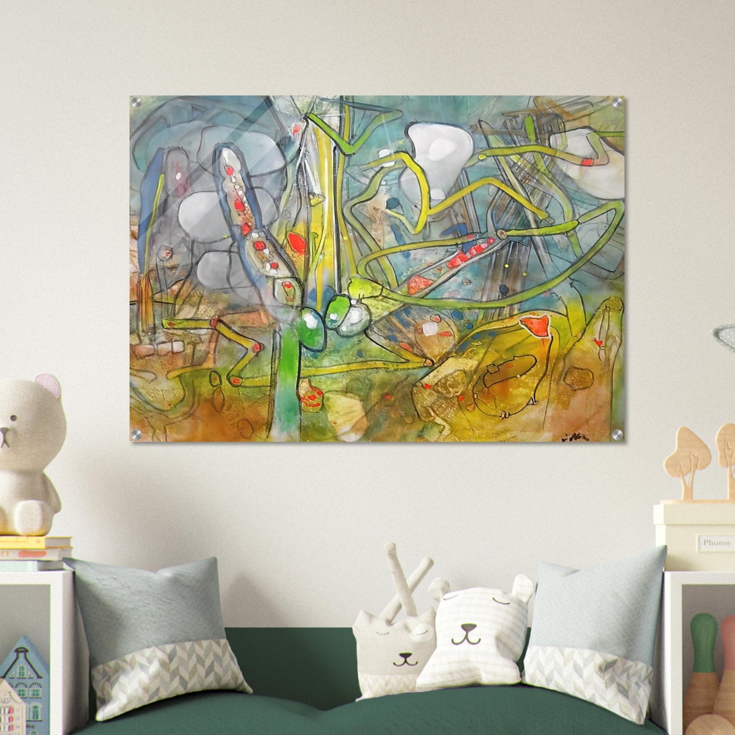 ATLAS DE MEDICATION - Roberto Matta Acrylic Print - 70x100 cm / 28x40″ inches | Roberto Matta Wall Art | Roberto Matta Prints