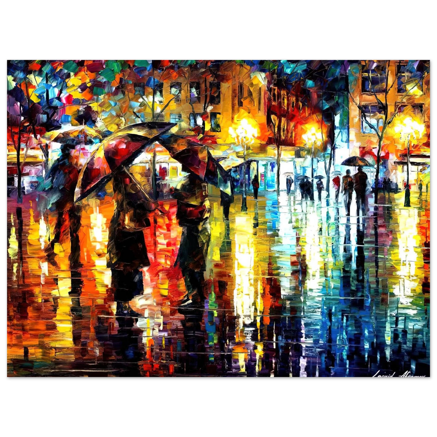 Leonid Afremov - Leonid Afremov Fine Art Poster - 13x18 cm / 5x7 inches