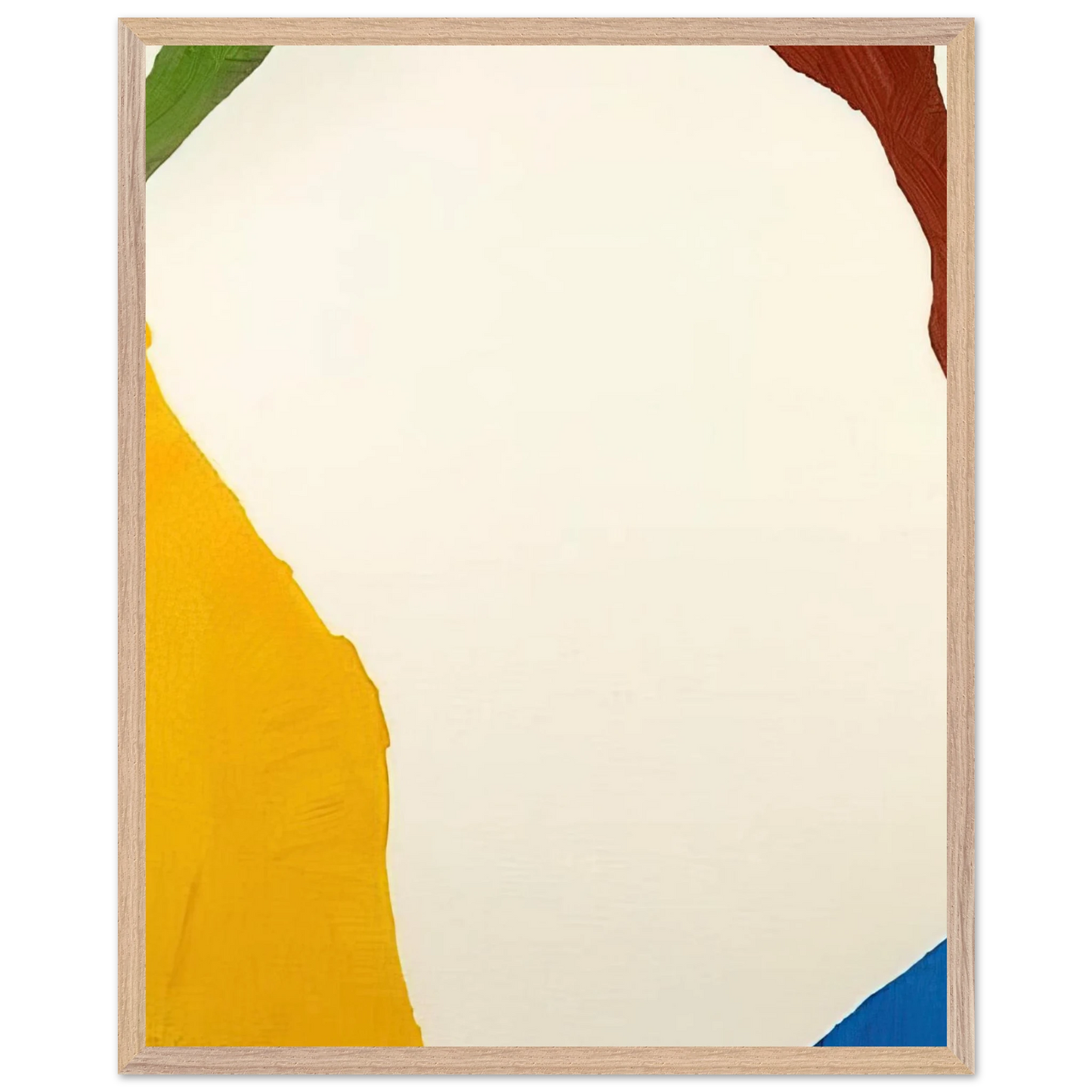 Helen Frankenthaler - Wind Directions - 1970 Wall art - 30x40 cm / 12x16 inches - Premium Wooden Framed Poster With Fine Art Paper - Black frame