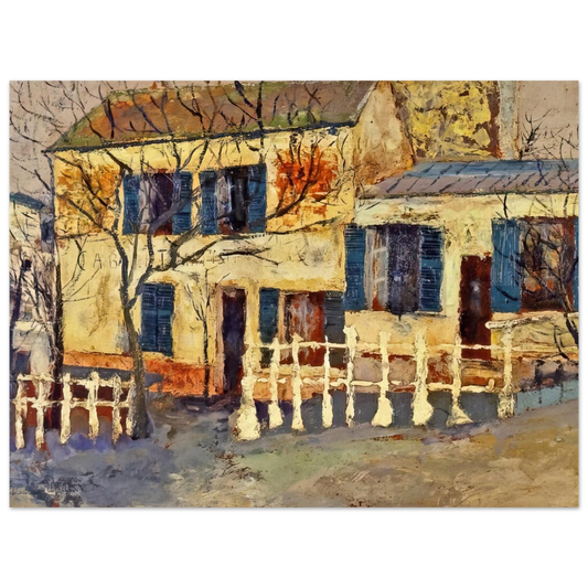 Maurice Utrillo - LAPIN AGILE 1 Fine Art Poster - Default Title