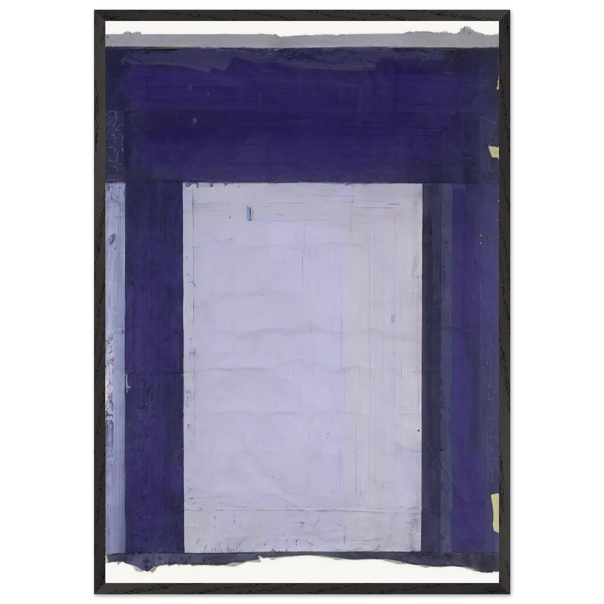 Hydra Group X - 1981 - Brice Marden Framed Art Print – Black Wooden Frame - Default Title - -Framed Art Print