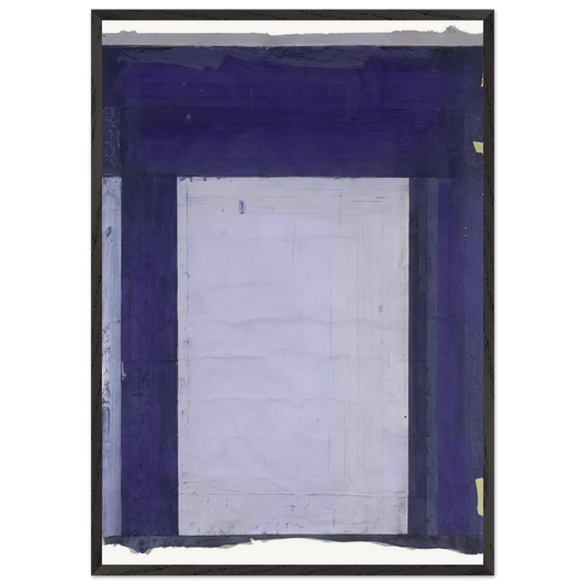 Hydra Group X - 1981 - Brice Marden Framed Art Print – Black Wooden Frame - Default Title - -Framed Art Print