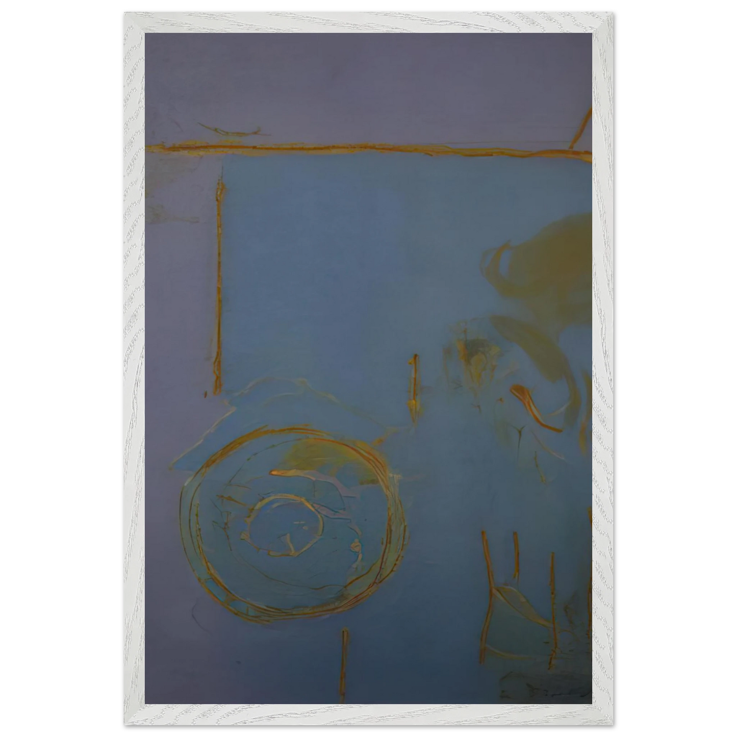 Helen Frankenthaler - Guadalupe - 1989 Wall art - 70x100 cm / 28x40 Inches - Premium Wooden Framed Poster With Fine Art Paper - Wood frame