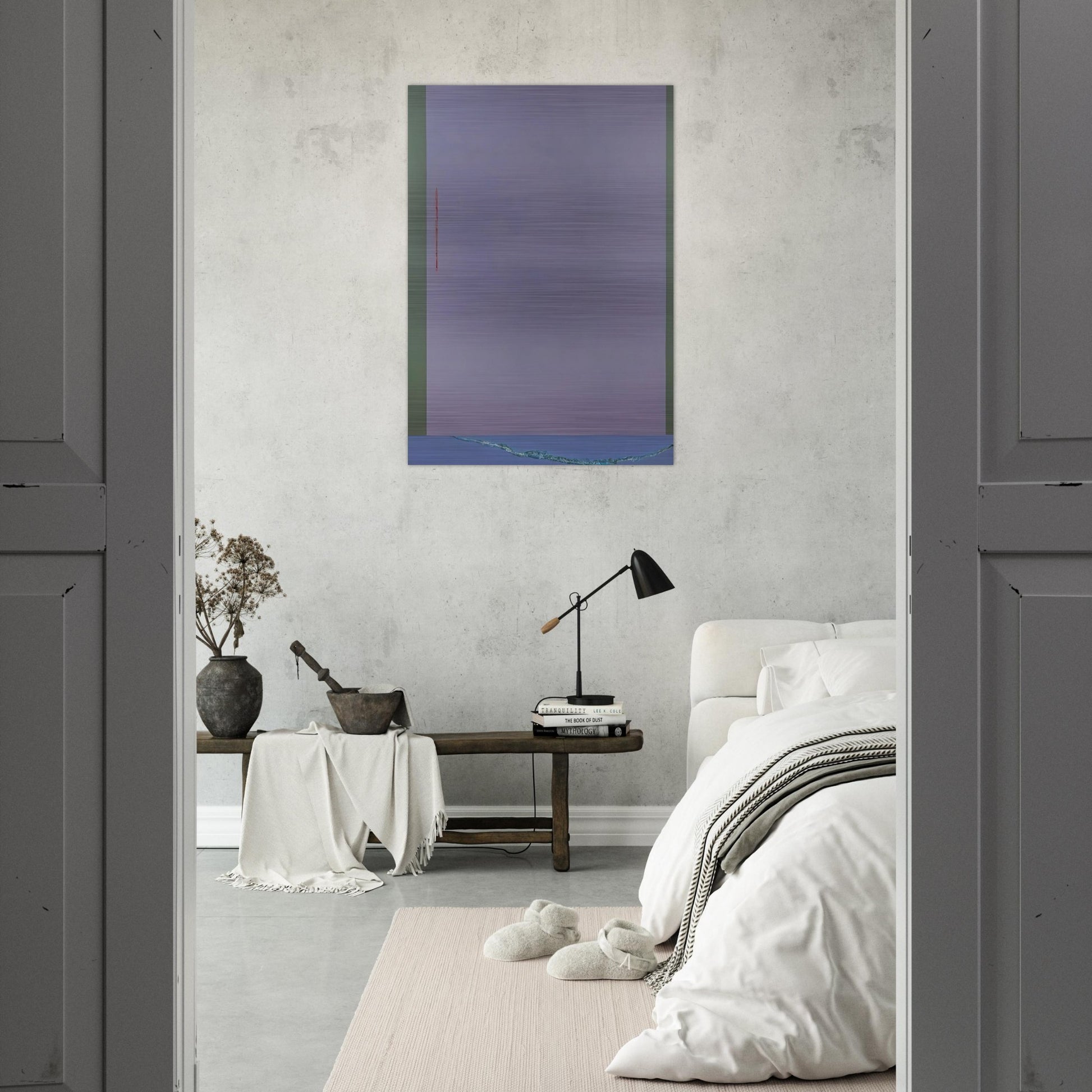 Infinity Field, Nemea Series #4 - 1973 - Theodoros Stamos Brushed Aluminum Print - 70x100 cm / 28x40 inches | Theodoros Stamos Aluminum Print | Theodoros Stamos Prints