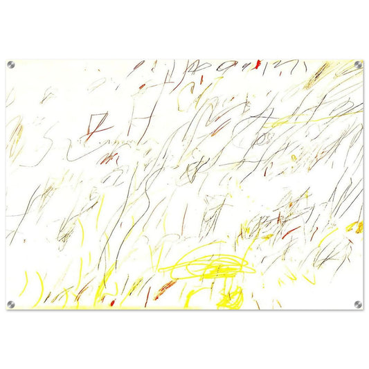 Blue Room - Cy Twombly Acrylic Print - 70x100 cm / 28x40″ inches