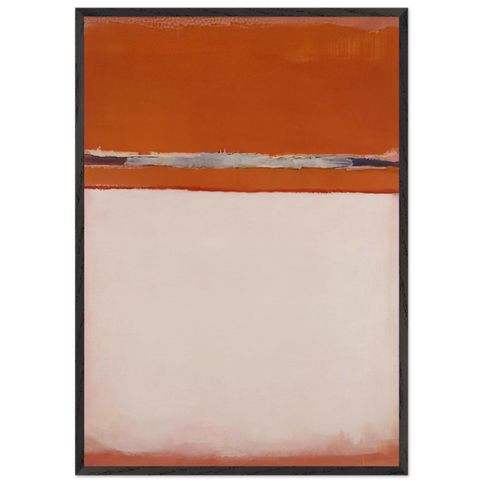 No18 - 1951 - Mark Rothko Framed Art Print – Black Wooden Frame - Default Title - -Framed Art Print