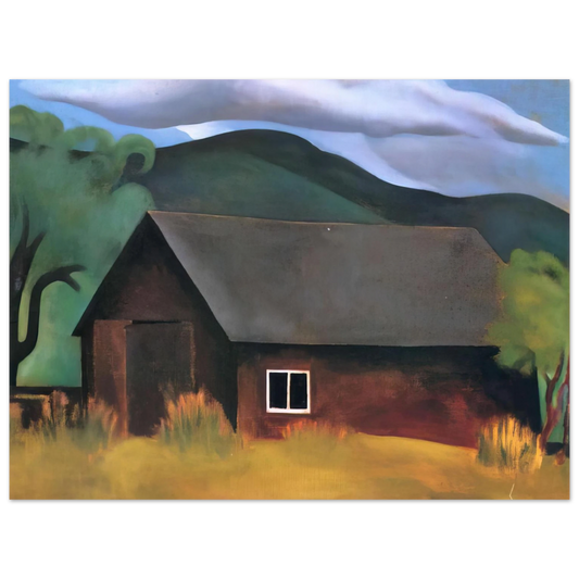 Georgia O'Keeffe - My Shanty, Lake George Fine Art Poster - 13x18 cm / 5x7 inches