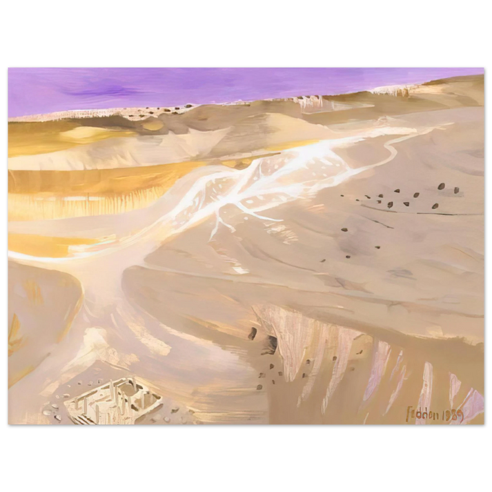 Mary Fedden - Desert - 1989  75x100 cm / 30x40inches Fine Art Poster