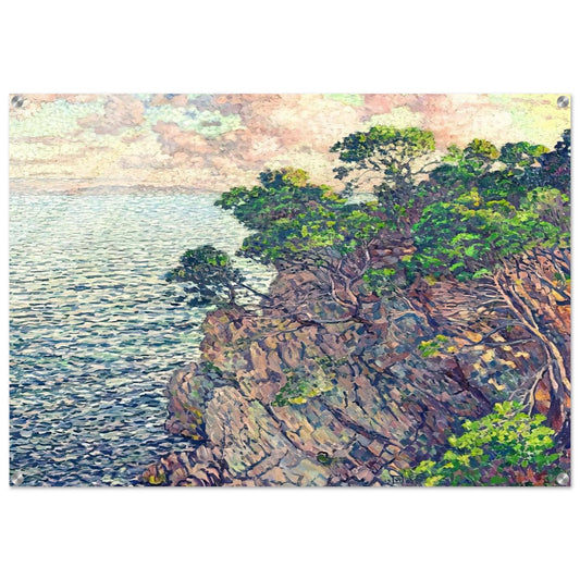 THE POINT OF ROSSIGNOL 1905 - Theo van Rysselberghe Acrylic Print - 70x100 cm / 28x40″ inches | Theo van Rysselberghe Wall Art | Theo van Rysselberghe Prints