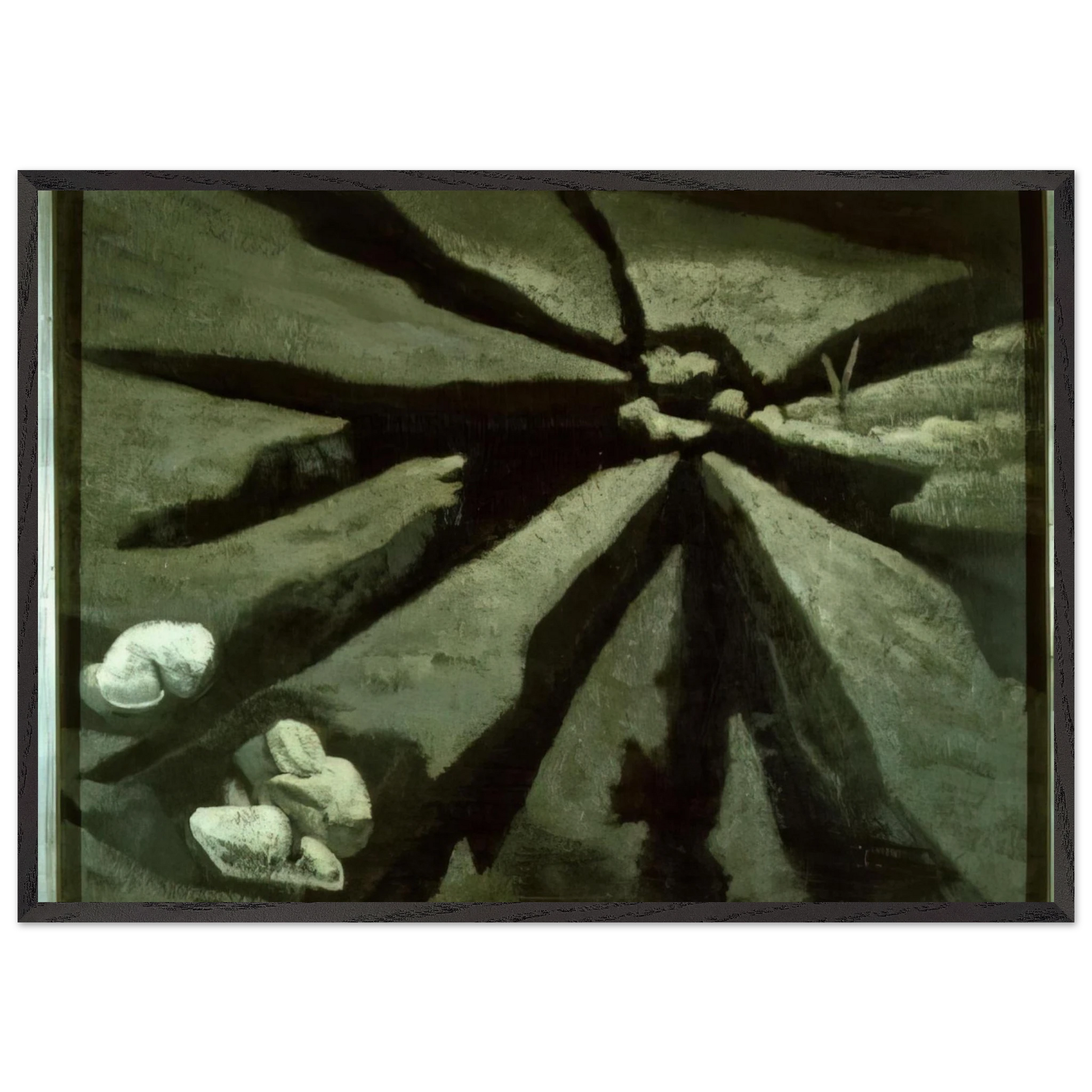 Tierra Y Excrementos - 1932 - Maruja Mallo Framed Art Print – Black Wooden Frame - Default Title - -Framed Art Print