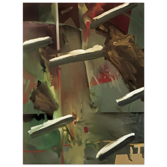 Gerhard Richter - ABSTRAKTES BILD ABSTRACT PAINTING 1976 Fine Art Poster - Default Title