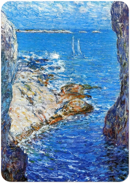 An Isles of Shoals Day By Childe Hassam Pack of 10 Post Cards | Childe Hassam Post Cards | A6 (10.5 x 14.8 cm) - 4.1 x 5.8 inches