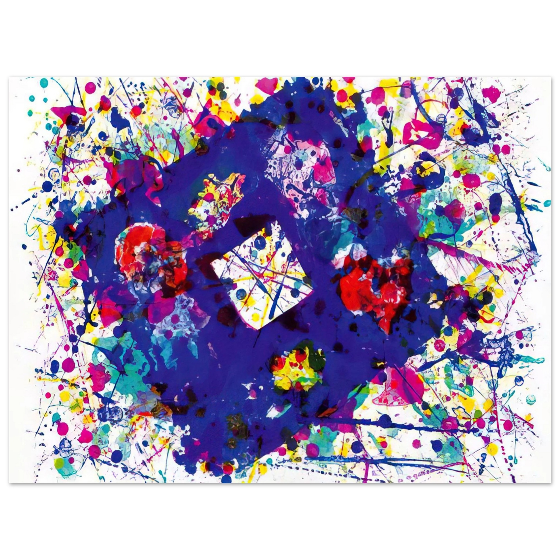 Sam Francis - Untitled  SF 259  Fine Art Poster - Default Title