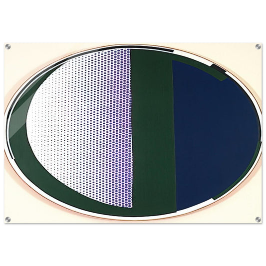 MIRROR 1972 - Roy Lichtenstein Acrylic Print - 70x100 cm / 28x40″ inches | Roy Lichtenstein Wall Art | Roy Lichtenstein Prints