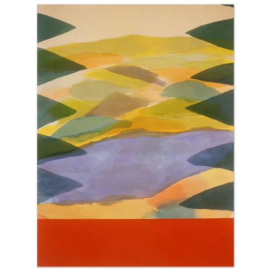 Ronnie Landfield - Imagination's Door - 1980 Fine Art Poster - Default Title