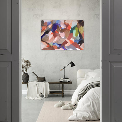 Night of the Red Wind - Alice Baber Acrylic Print - 70x100 cm / 28x40″ inches | Alice Baber Wall Art | Alice Baber Prints