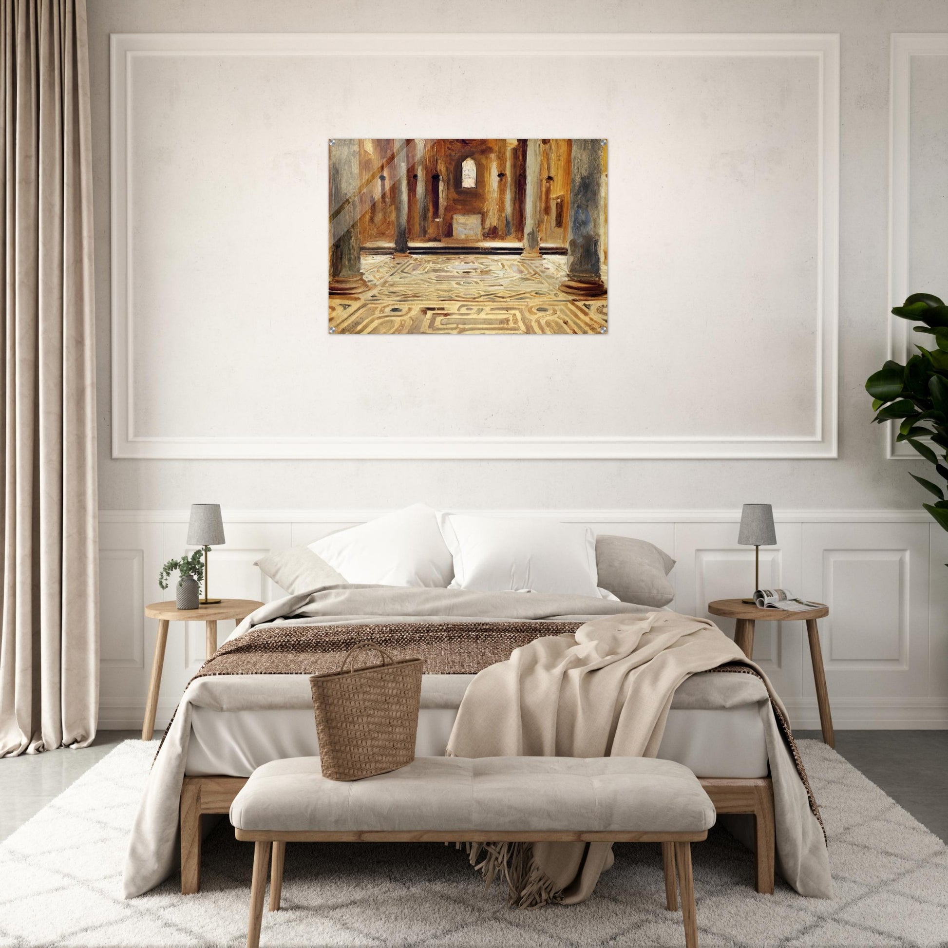 A Mosque, Cairo - John Singer Sargent Acrylic Print - 70x100 cm / 28x40″ inches