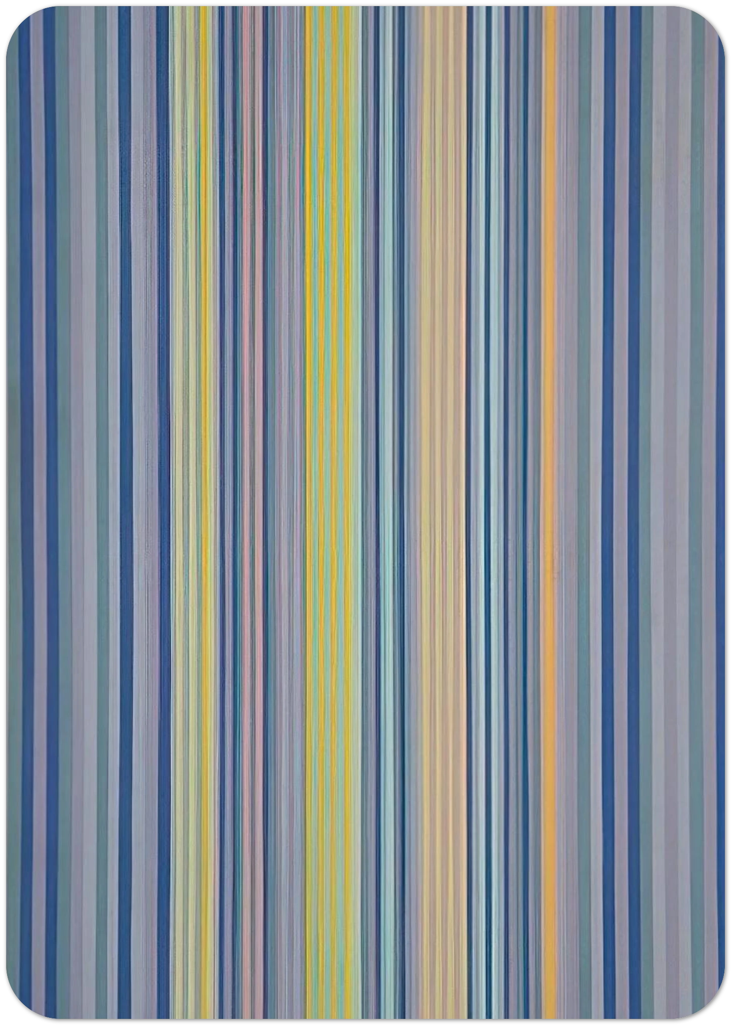 Midnight Watch - 1976 By Gene Davis Pack of 10 Post Cards | Gene Davis Post Cards | A6 (10.5 x 14.8 cm) - 4.1 x 5.8 inches