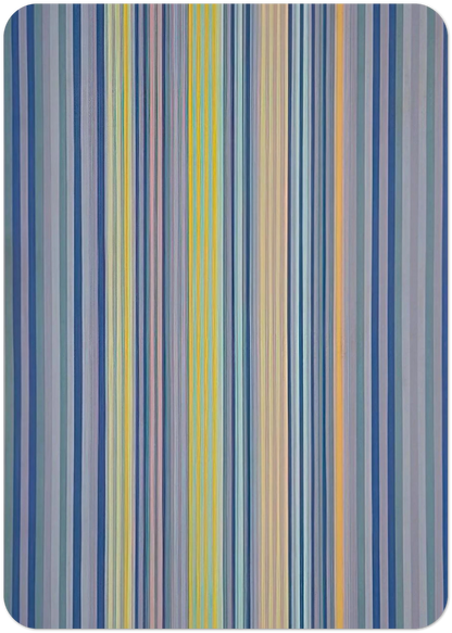 Midnight Watch - 1976 By Gene Davis Pack of 10 Post Cards | Gene Davis Post Cards | A6 (10.5 x 14.8 cm) - 4.1 x 5.8 inches