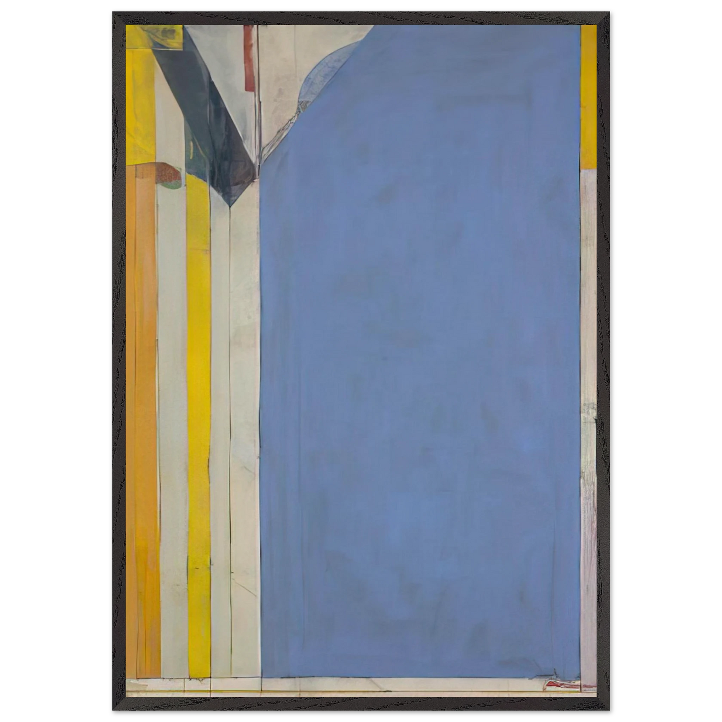 Ocean Park 139 - Richard Diebenkorn Framed Art Print – Black Wooden Frame - Default Title - -Framed Art Print