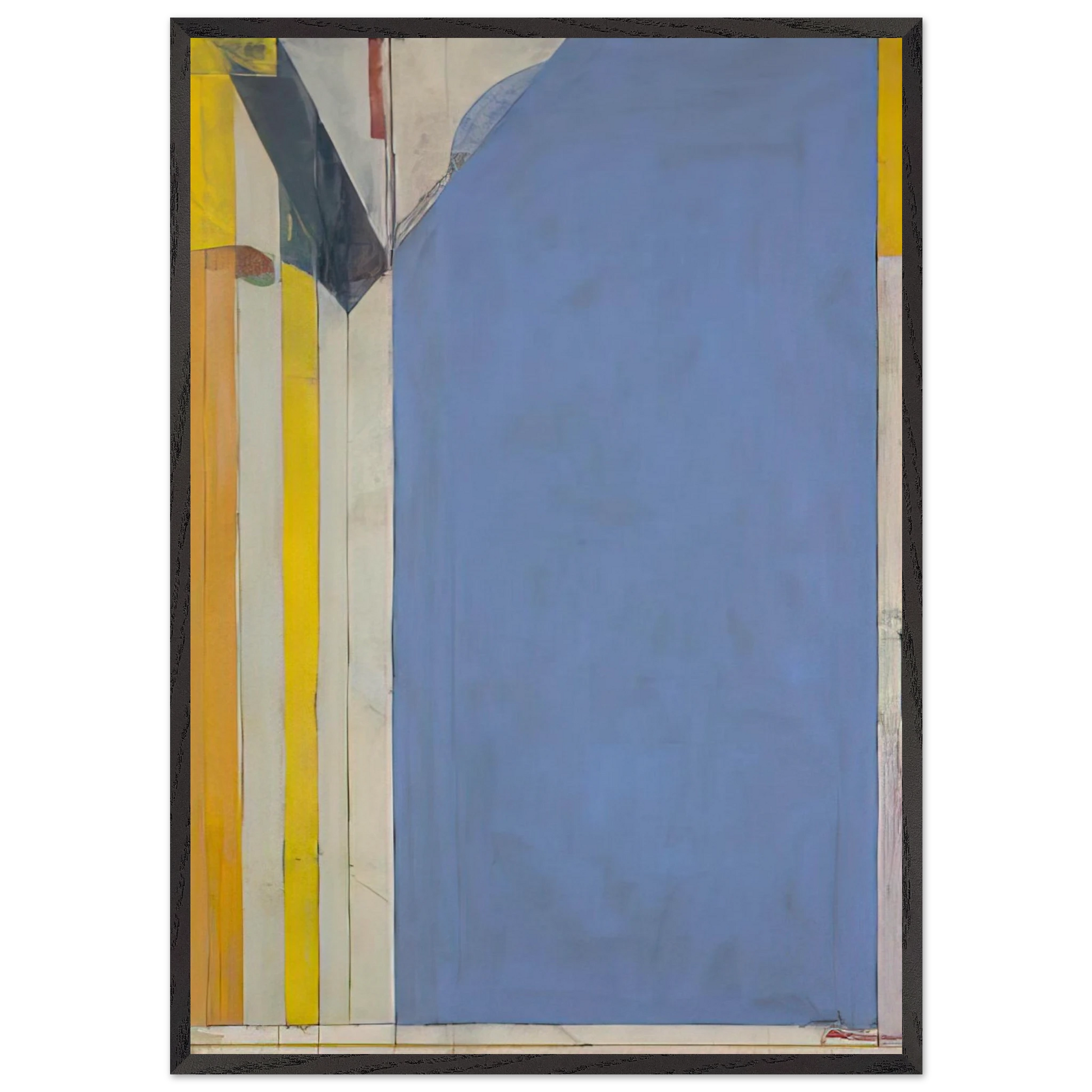 Ocean Park 139 - Richard Diebenkorn Framed Art Print – Black Wooden Frame - Default Title - -Framed Art Print