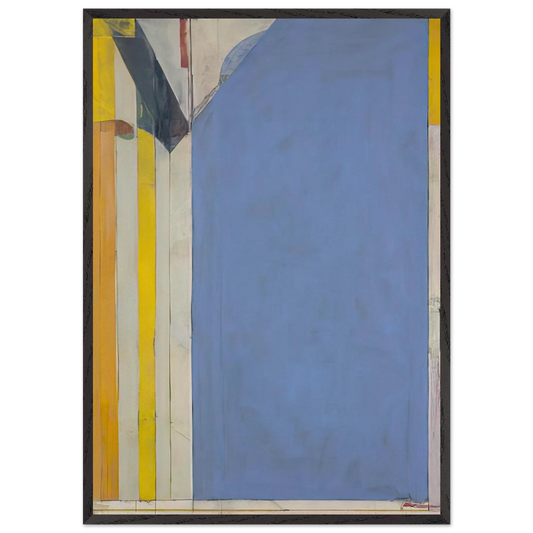 Ocean Park 139 - Richard Diebenkorn Framed Art Print – Black Wooden Frame - Default Title - -Framed Art Print