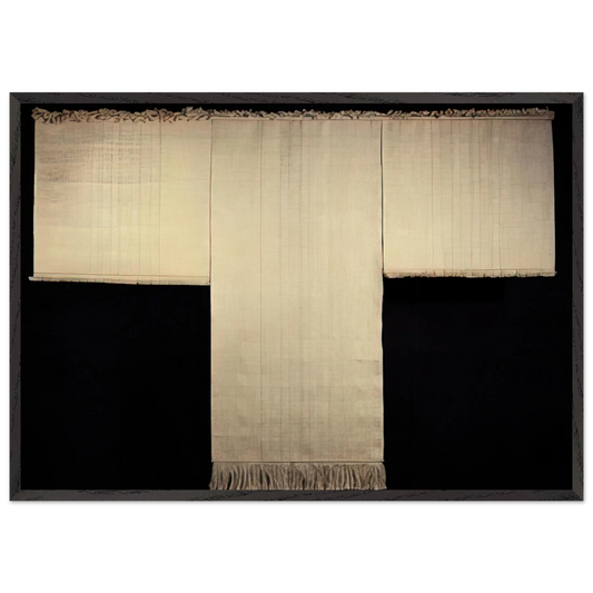 TAU 1974 - Lenore Tawney Framed Art Print – Black Wooden Frame - Default Title - -Framed Art Print