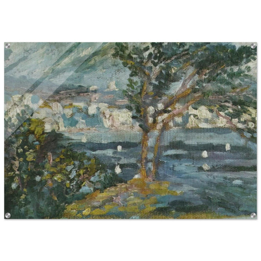 LANDSCAPE CADAQUES 1920 - Salvador Dali Acrylic Print - 70x100 cm / 28x40″ inches