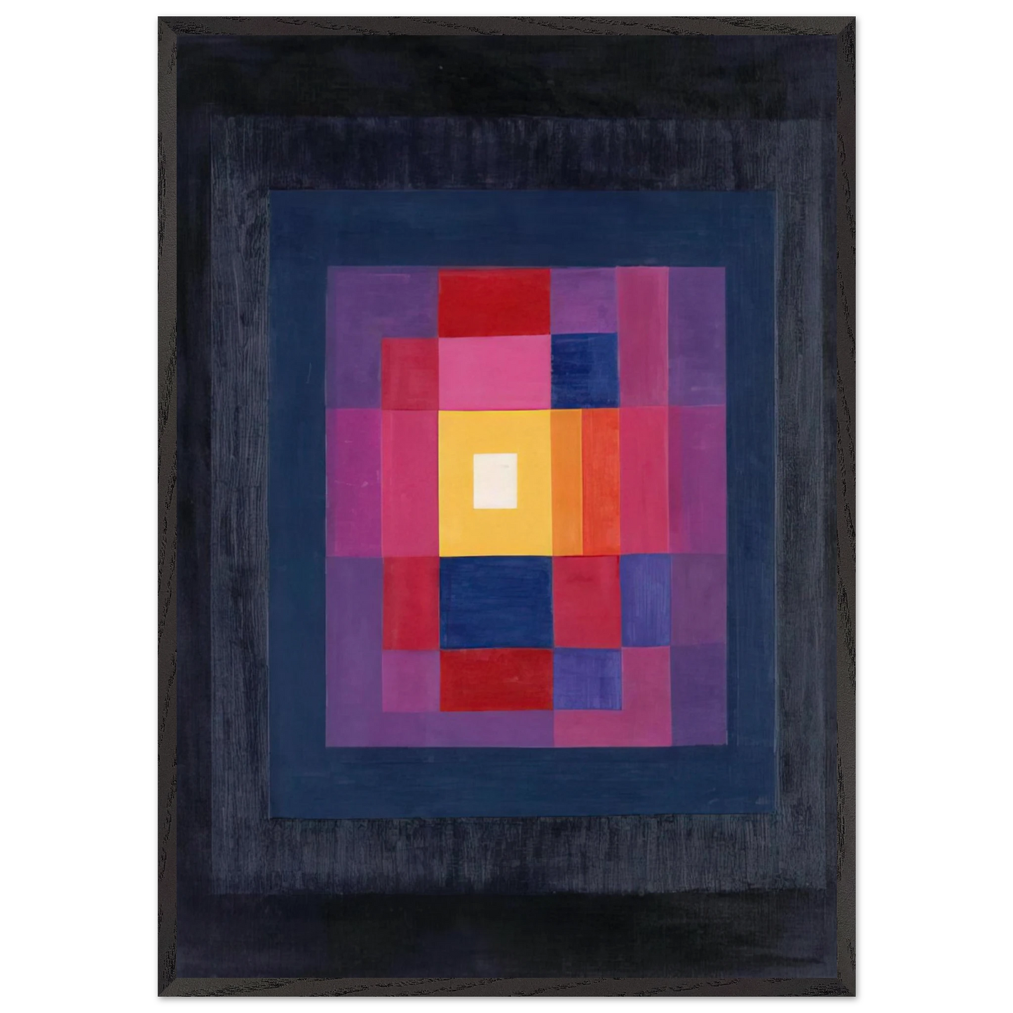 Education - 1966 - Johannes Itten Framed Art Print – Black Wooden Frame - Default Title - -Framed Art Print