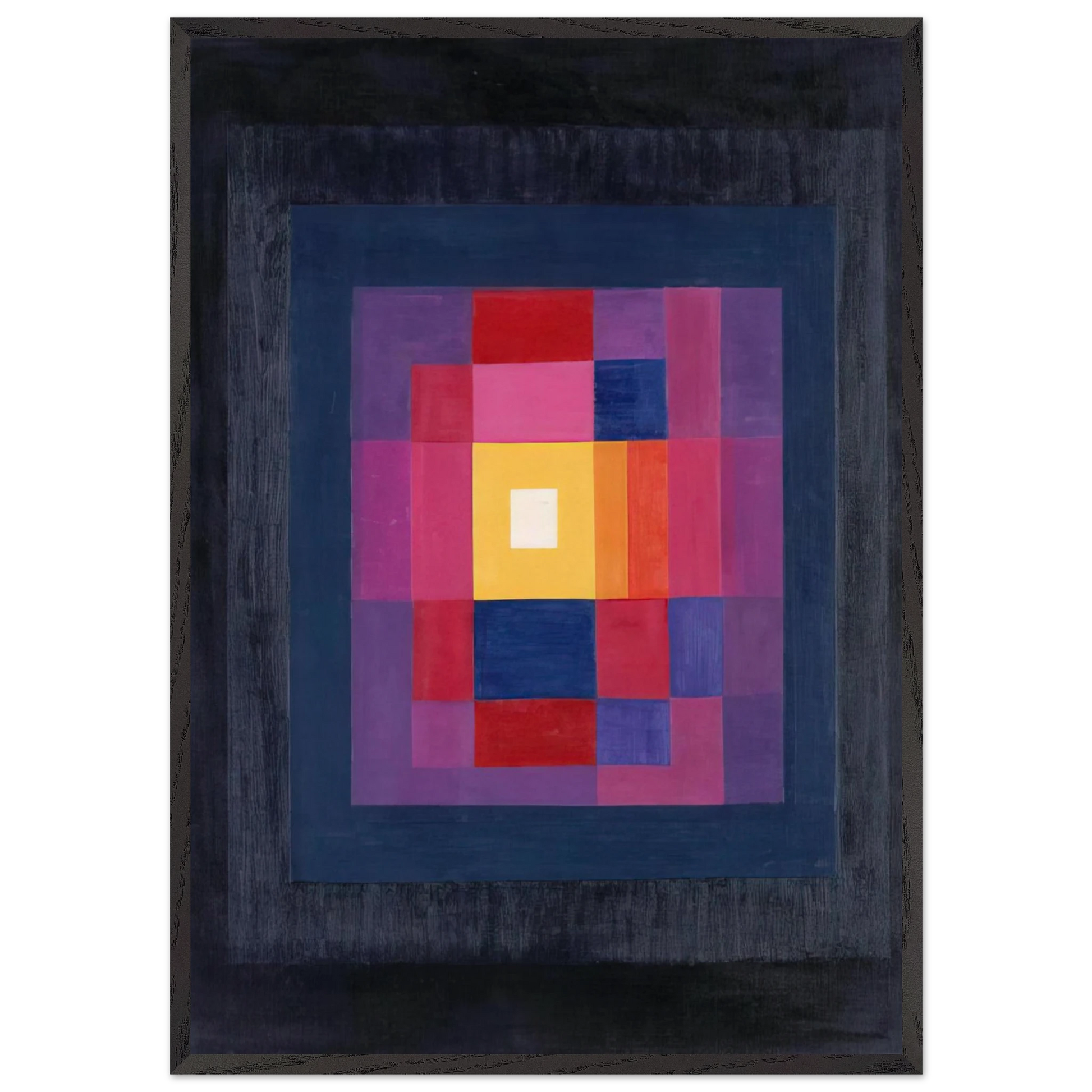 Education - 1966 - Johannes Itten Framed Art Print – Black Wooden Frame - Default Title - -Framed Art Print