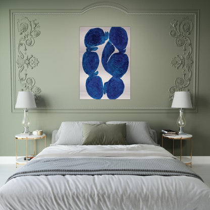 Meun - 1967 - Simon Hantai Brushed Aluminum Print - 70x100 cm / 28x40 inches | Simon Hantai Aluminum Print | Simon Hantai Prints