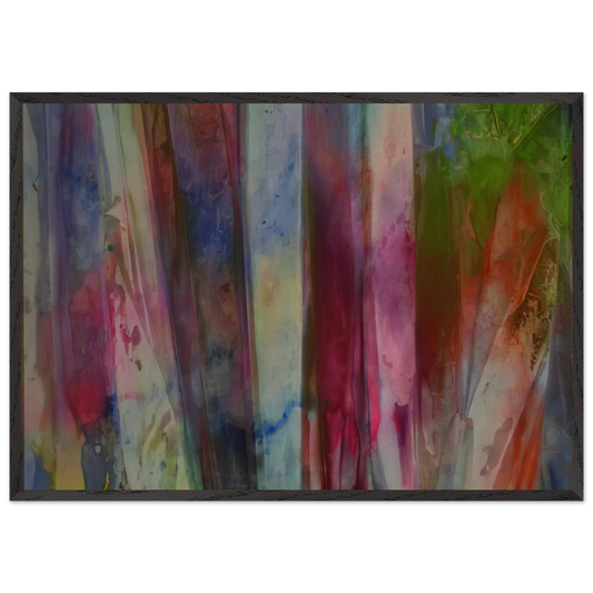 Rainfall - Sam Gilliam Framed Art Print – Black Wooden Frame - Default Title - -Framed Art Print