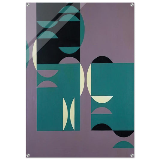 4 temas circulares - 1953 - Tomas Maldonado Acrylic Print - 70x100 cm / 28x40″ inches | Tomas Maldonado Wall Art | Tomas Maldonado Prints