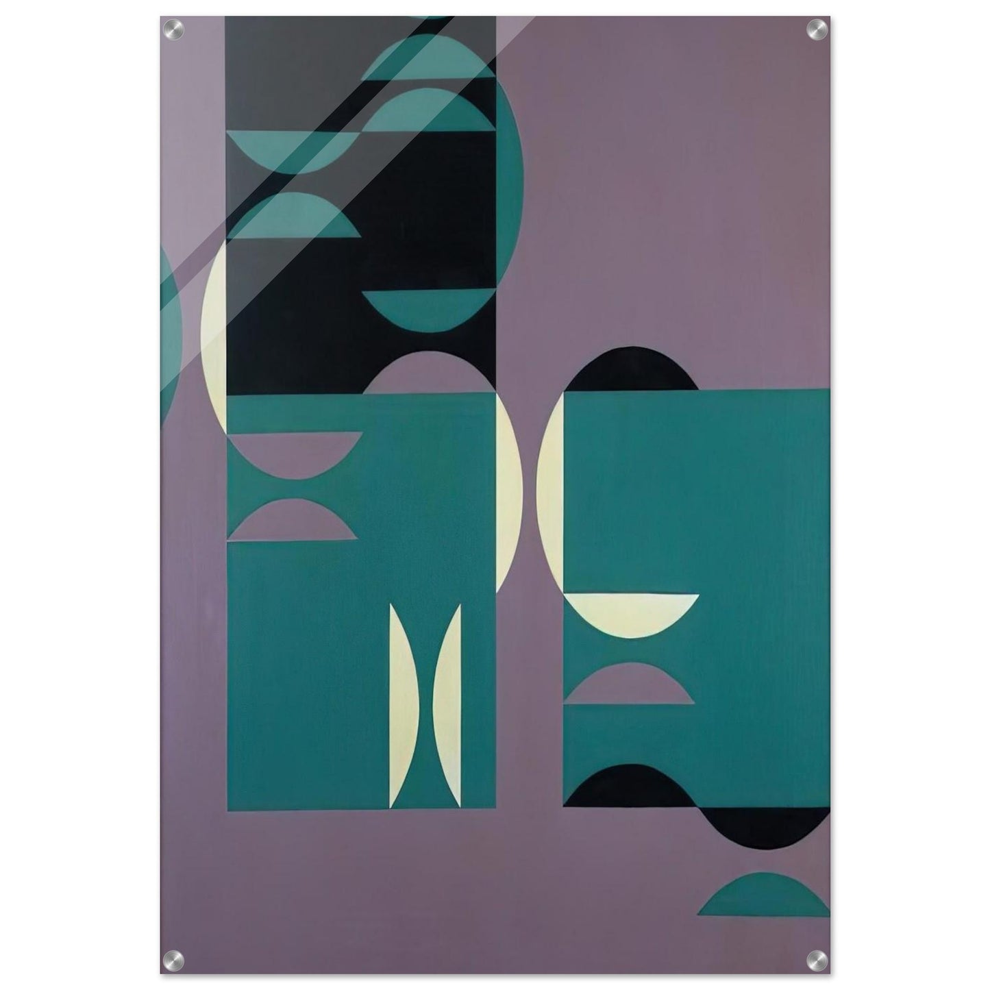 4 temas circulares - 1953 - Tomas Maldonado Acrylic Print - 70x100 cm / 28x40″ inches | Tomas Maldonado Wall Art | Tomas Maldonado Prints