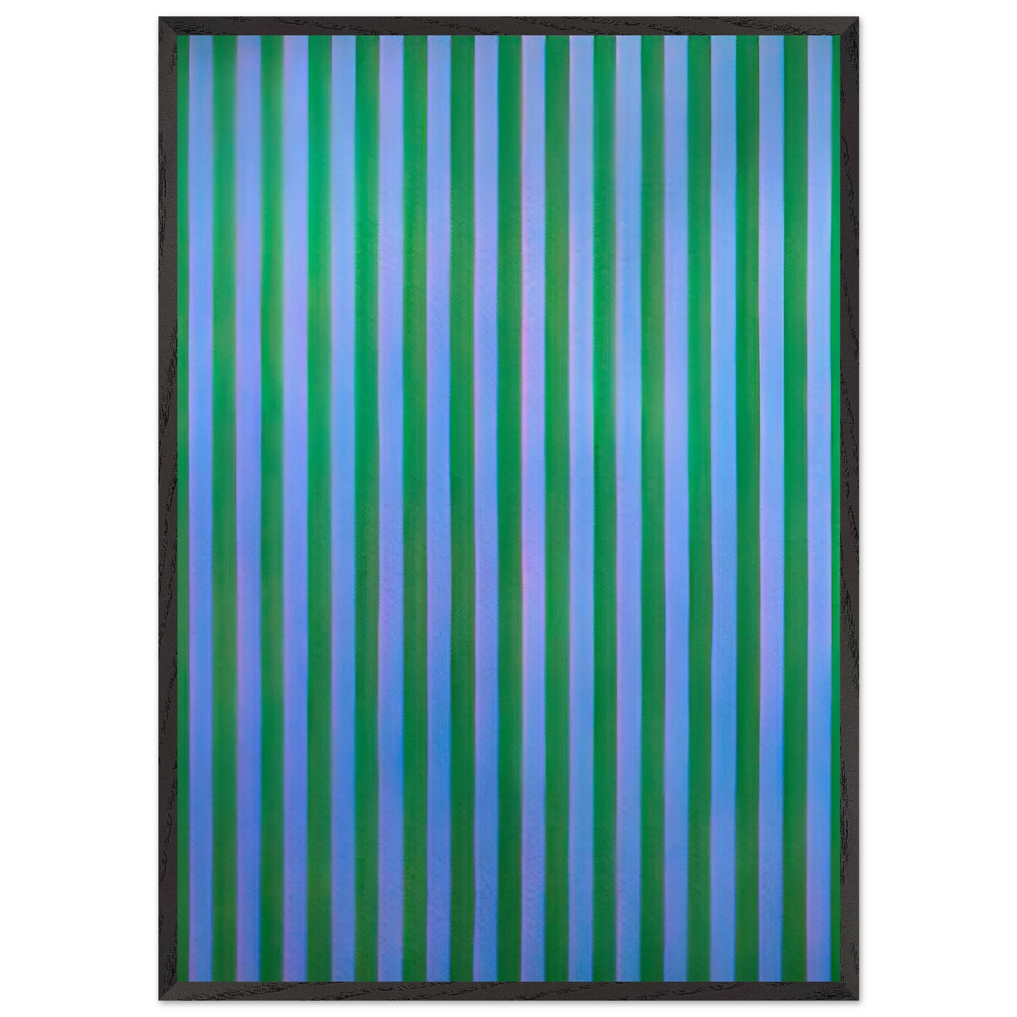 Pink Stripe - 1960 - Gene Davis Framed Art Print – Black Wooden Frame - Default Title - -Framed Art Print