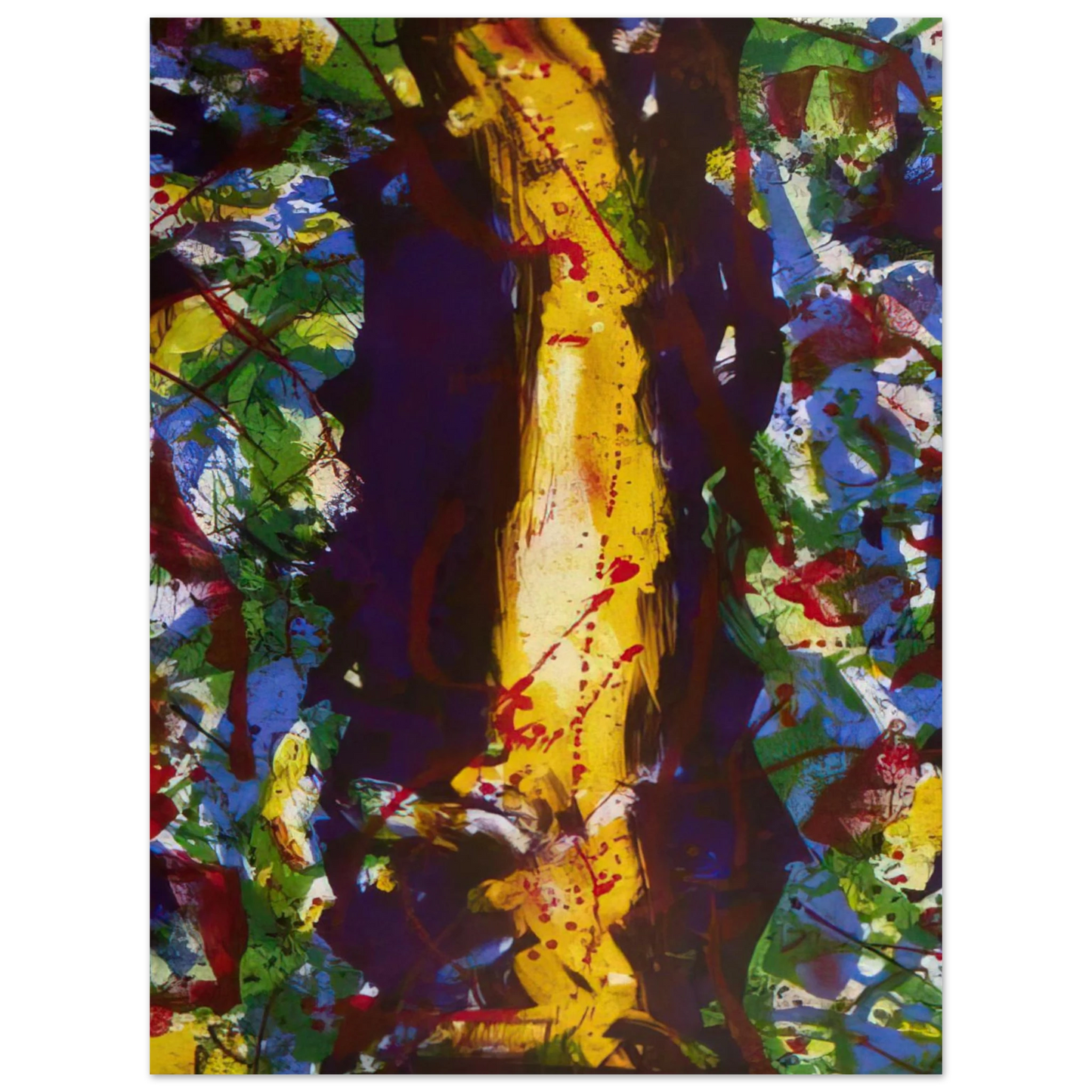 Sam Francis - Untitled Composition  Lembark 285  Fine Art Poster - Default Title