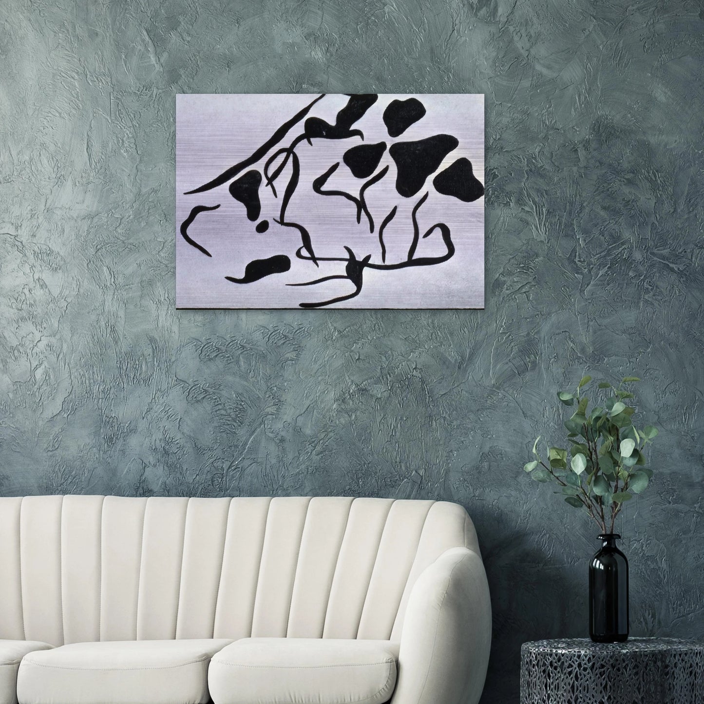 Automatic Drawing - Jean Arp Brushed Aluminum Print - 70x100 cm / 28x40 inches | Jean Arp Aluminum Print | Jean Arp Prints