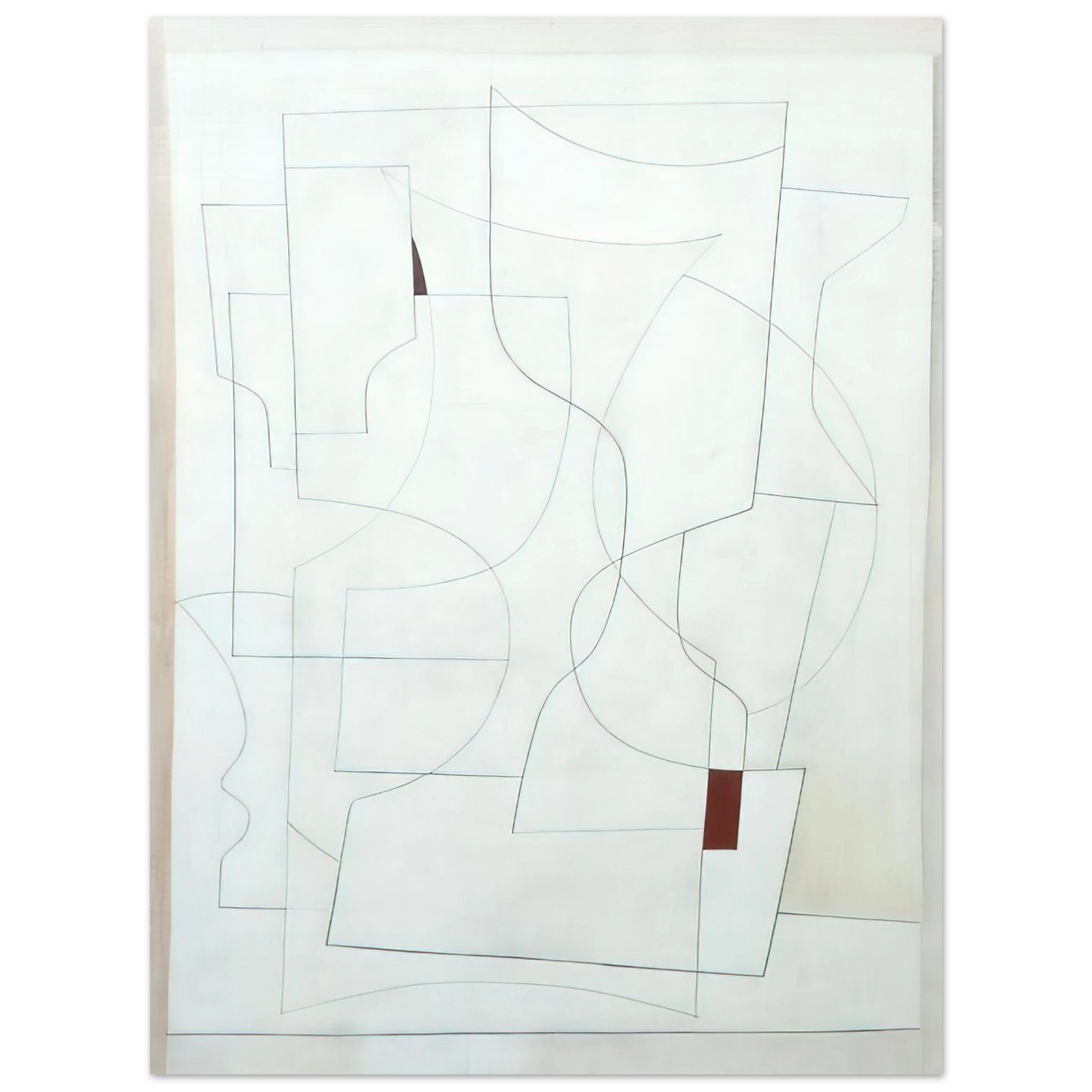 Ben Nicholson - July 27-53 ivory - 1953 Fine Art Poster - Default Title