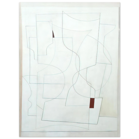 Ben Nicholson - July 27-53 ivory - 1953 Fine Art Poster - Default Title