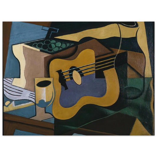 Juan Gris - STILL LIFE WITH GUITAR 1920 Fine Art Poster - Default Title