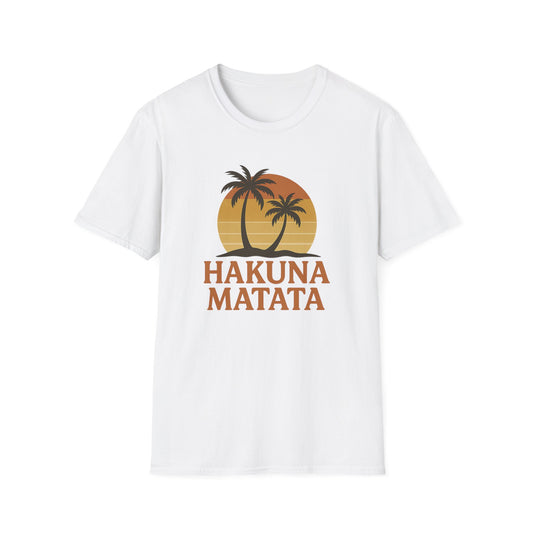Hakuna Matata Retro Graphic Tee, No Worries Positive Vibe Shirt, Vintage 90s Inspired T-Shirt, Feel Good Quote Top, Unisex Gift