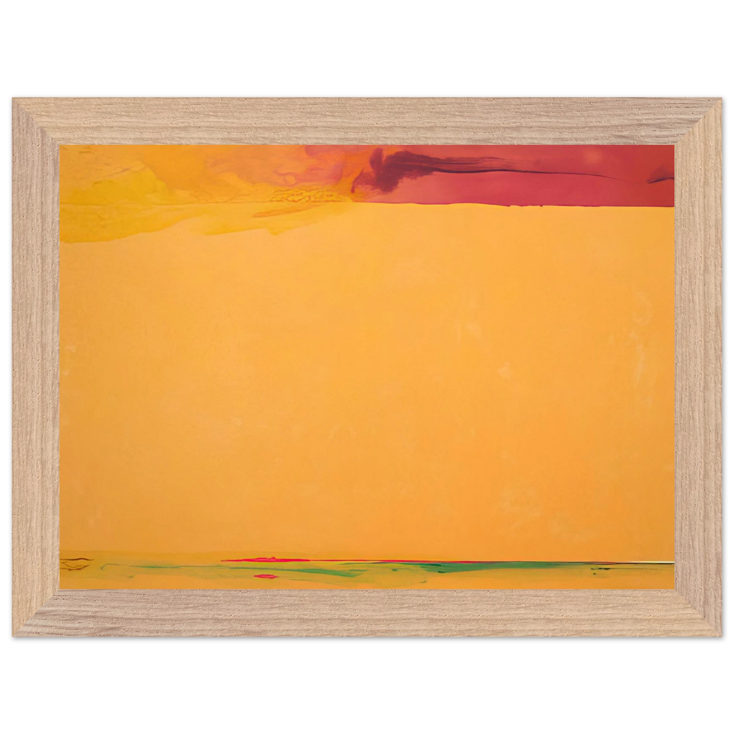 Helen Frankenthaler - Southern Exposure - 2005 Wall art - A3 (29.7 x 42  cm) - Premium Wooden Framed Poster With Fine Art Paper - White frame