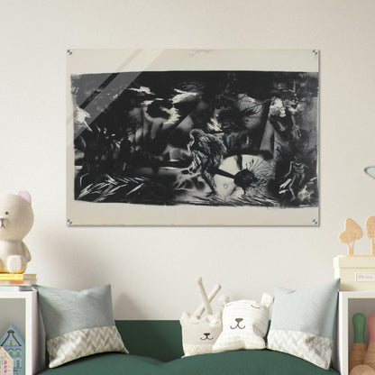 FIGURES IN A LANDSCAPE - Jackson Pollock Acrylic Print - 70x100 cm / 28x40″ inches | Jackson Pollock Wall Art | Jackson Pollock Prints