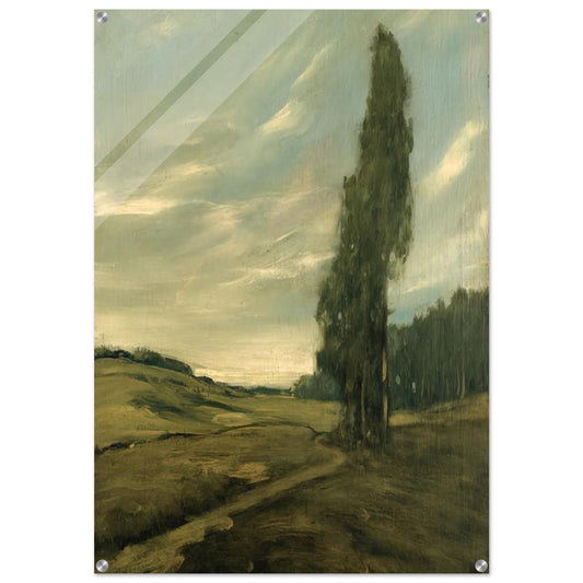 Contra Costa Landscape - Tonalism - Xavier Martinez Acrylic Print - 70x100 cm / 28x40″ inches | Xavier Martinez Wall Art | Xavier Martinez Prints
